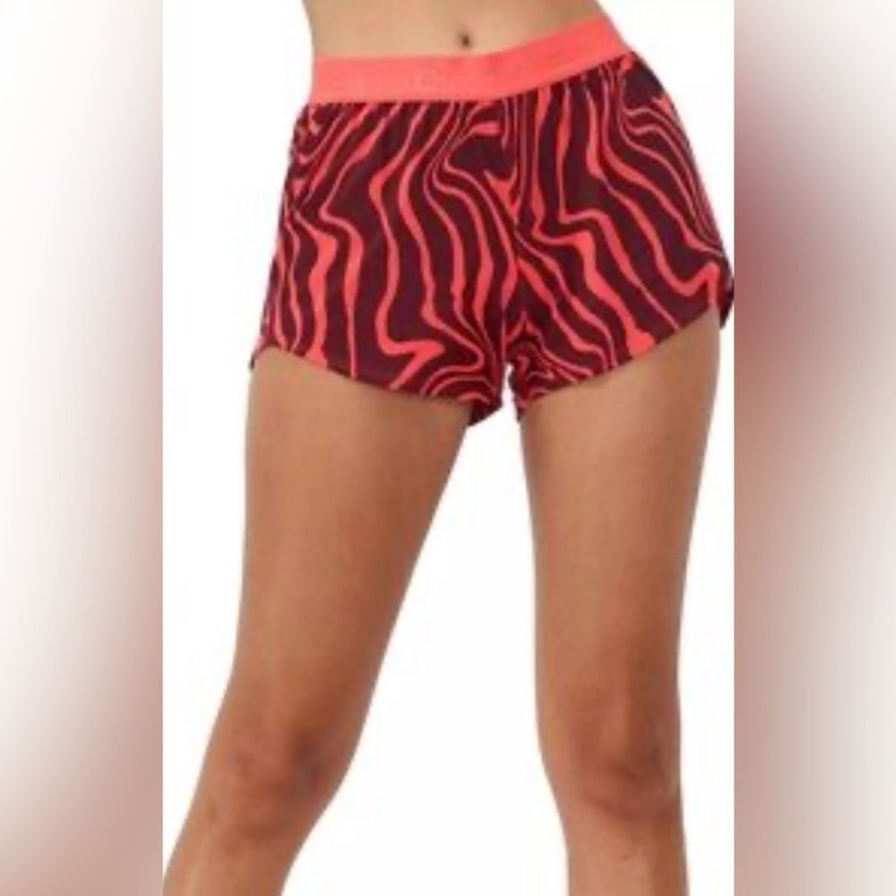 Outdoor voices red swirl Hudson shorts size L
